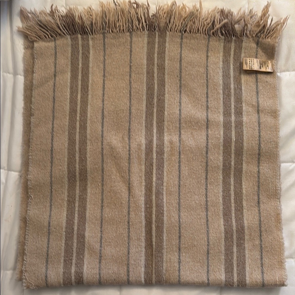 Scotch & Soda Tan and Brown Scarf